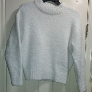 Elegant White Turtleneck Sweater